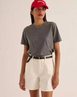 Tee-Shirt Bree Gris Anthracite