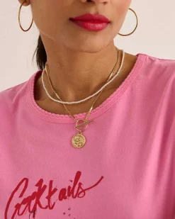 Tee-Shirt Willow Angelots Rose Et Rouge
