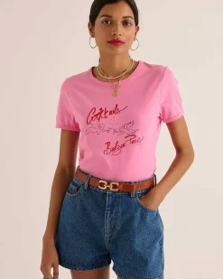 Tee-Shirt Willow Angelots Rose Et Rouge