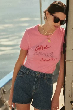 Tee-Shirt Willow Angelots Rose Et Rouge