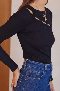 Top Angele Noir