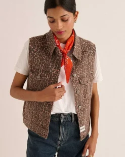 Veste Felipa Leopard Cafe