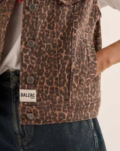 Veste Felipa Leopard Cafe