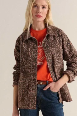 Veste Marais Leopard Cafe